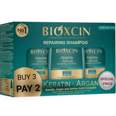 Bioxcin Keratin ve Argan Onarıcı Şampuan 300 ml - 3 Al 2 Öde